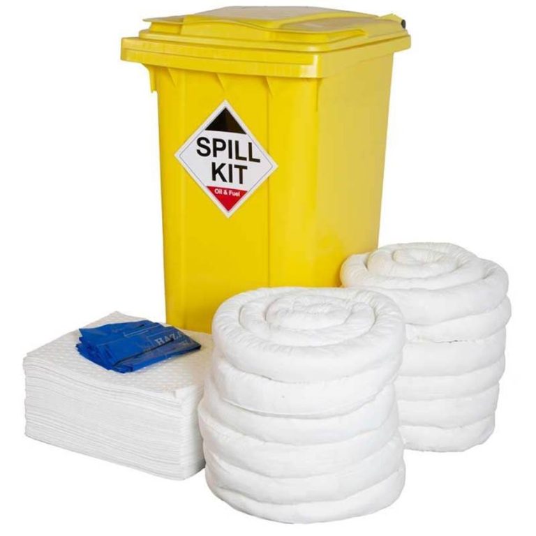Warehouse Spill Kit Complete with Wheelie Bin Highways