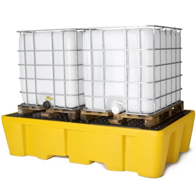 Double IBC Spill Pallet – Complete with Grate