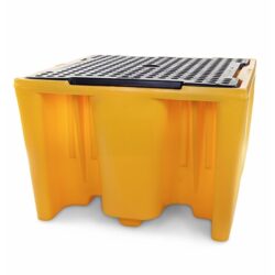 Single IBC Pallet with Grating - 1120 Litre
