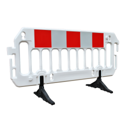 Eurovision White Barriers Complete with Standard Feet x 120